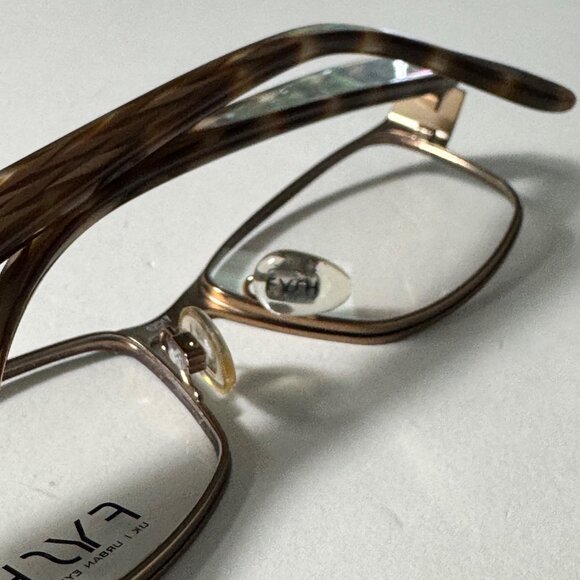 Fysh Urban Eyewear 3473 FRAMES ONLY Brown Metal Womens Glasses 52-17-135 986 - Picture 10 of 10